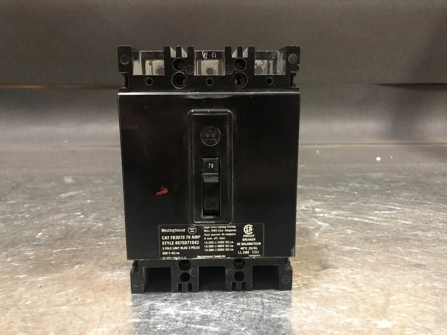 Used WESTINGHOUSE FB3070 Switchgears British Columbia CA | Lenmark #244319