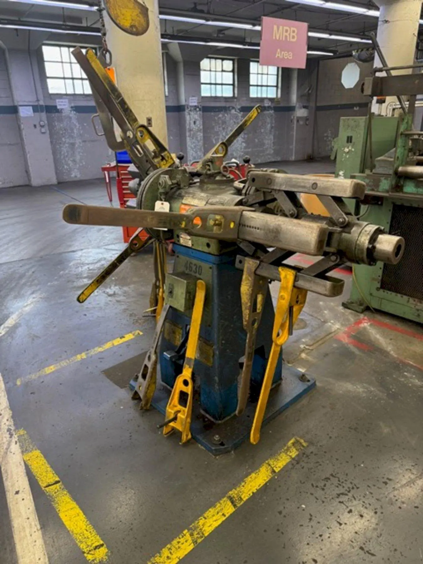 2,000 LBS X 12" LITTELL MODEL #20-12 DOUBLE END PULL OFF UNCOILER COIL REEL: STOCK #23709