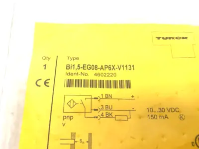 New | in-Stock Turck Bi1,5-EG08-AP6X-V1131 Proximity Sensors Michigan US | Maverick Industrial Sales #1389199