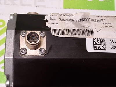 DUNKERMOTOREN BG 65X25CI SERVO MOTOR WITH PLG 52 288:1 GEARHEAD - LIKE NEW