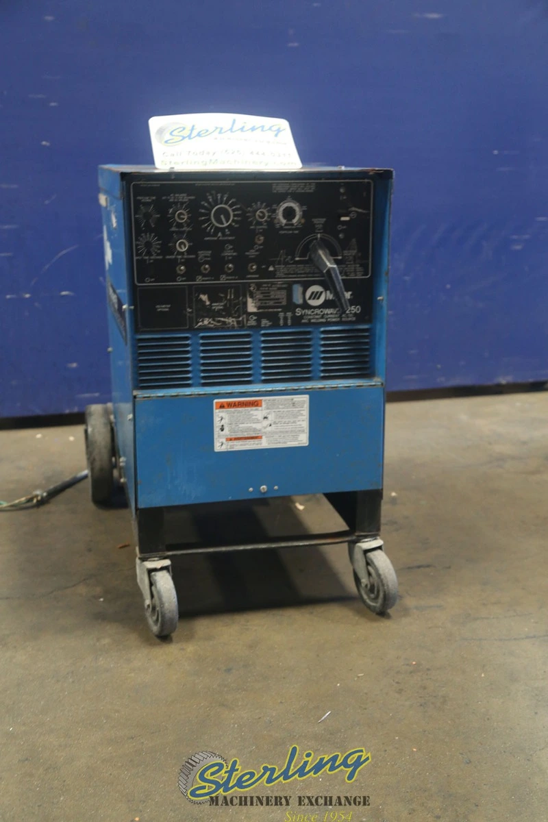 Used MILLER SYNCROWAVE 250 Tig Welders California US | Sterling Machinery Exchange #1466180