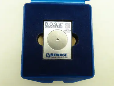 B.O.S.S. Newage HA0158 Calibration Block For Brinell Optical Scanning 3.64MM
