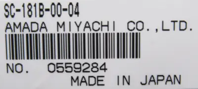 NEW AMADA MIYACHI SC-181B CONTACTOR SC-181B-00-04 SC181B