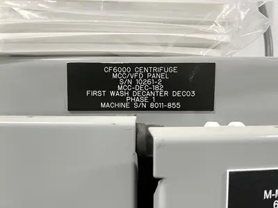 USED 2020 GEA WESTFALIA PROTEIN MASTER CF 6000