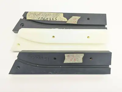 75-208C389 | Milled Track Wearstrip 11-3/8" x 1" x 2-1/2"  D208C025, 3 PIECE SET - New Other