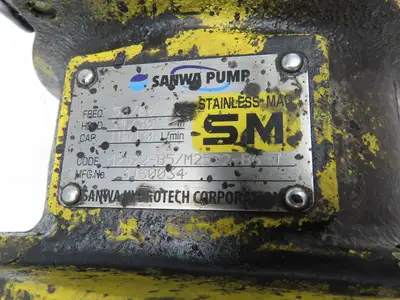 Sanwa M2522-B5 Stainless Centrifugal Mag Pump 1x1" Magnetic Drive 2.2Kw 220V 3PH