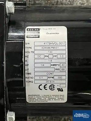 USED Waukesha Cherry-Burrell 20 Liter Waukesha Reactor, 316 S/S, 65/100#