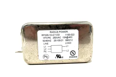 NEW ASTRODYNE RP220-10-.47-QD LINE FILTER RP2201047QD