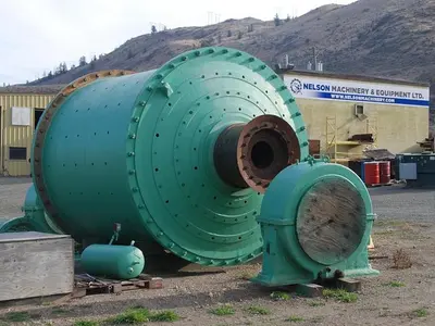 Ball Mill, 9' Diameter x 10' Long, Allis Chalmers, 400 HP #D745261