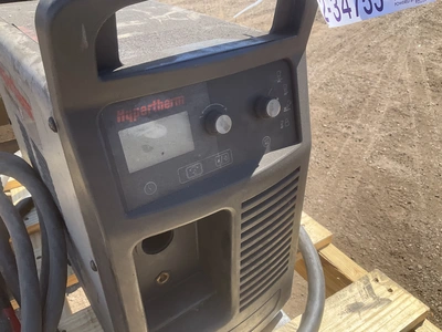 Hypertherm Powermax 65 plasma cutter, 200-480 volt 3 phase electric, has torch lead but not the grou...