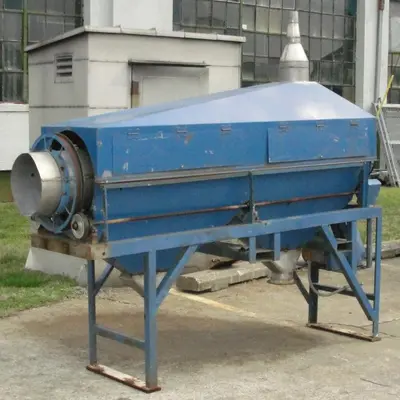 SPC6988  Screener and Sifter 14" dia x 108" l trommel screener Stainless Steel Contact Parts