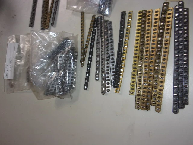 LOT OF (90) ROLLER CAGES FOR CROSSED ROLLER WAYS - MISC. SIZES FROM 5 ROLLER TO