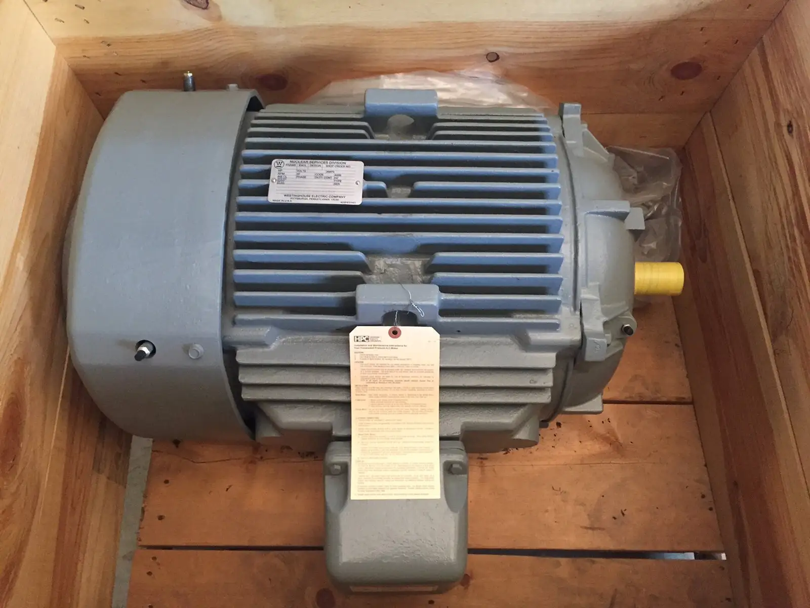 364TS-TEFC-A-04D42820 | Westinghouse  Electric Motor 575V 60HP 3555 RPM - New Other