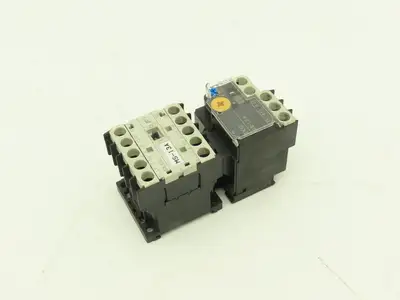 Fuji SK12L Motor Starter Contactor 5.5kW 600V & Overload 0.8-1.2A Lot of 2