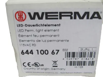 NEW WERMA 644.100.67 LED LIGHT ELEMENT 64410067