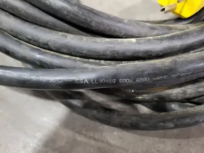 60 ft SOOW Power Extension Cord 14/3 AWG 15A 125V