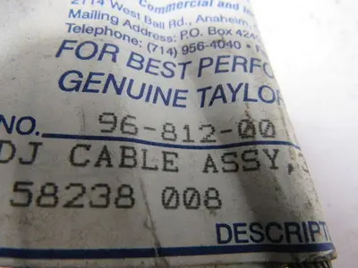 Taylor-Dunn 96-812-00 Adjustable Cable Assy 35-3/4" - 32" Lot of 1