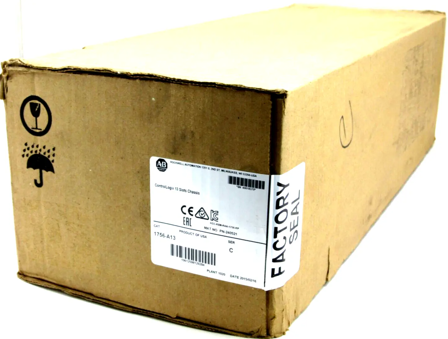 NEW FACTORY SEALED ALLEN BRADLEY 1756-A13 CONTROL LOGIX 13 SLOT CHASIS 1756A13