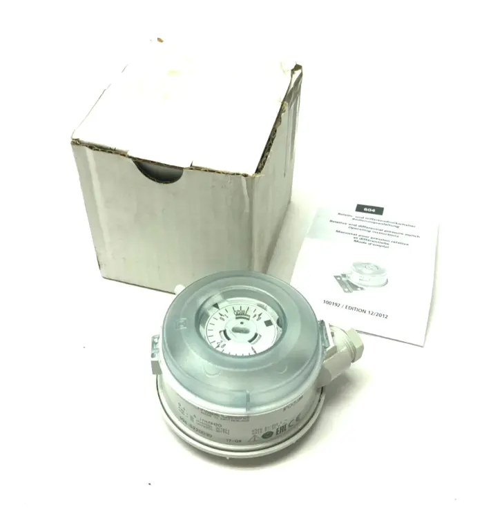 Used HUBA CONTROL RELATIVE OR DIFFERENTIAL PRESSURE SWITCH 0.4...4INCHH2O Pressure Switches | Maverick Industrial Sales #1112188