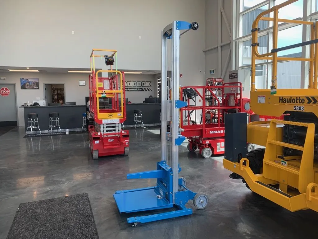 New | in-Stock 2026 GENIE GL-12 MATERIAL LIFT Vertical Mast Lifts Alberta CA | Adcock Equipment #1418126