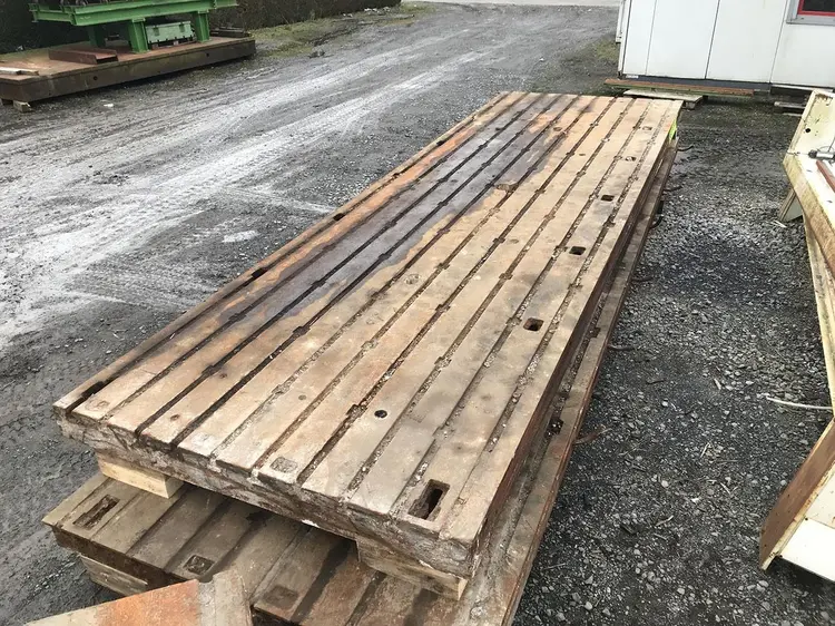Used T-SLOT TABLE 6750 X 2050 X 185 MM Tables, Floor & Layout Plates BE | Apt International N.V #366437