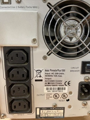 USED Alpha Pinnacle Plus 1500