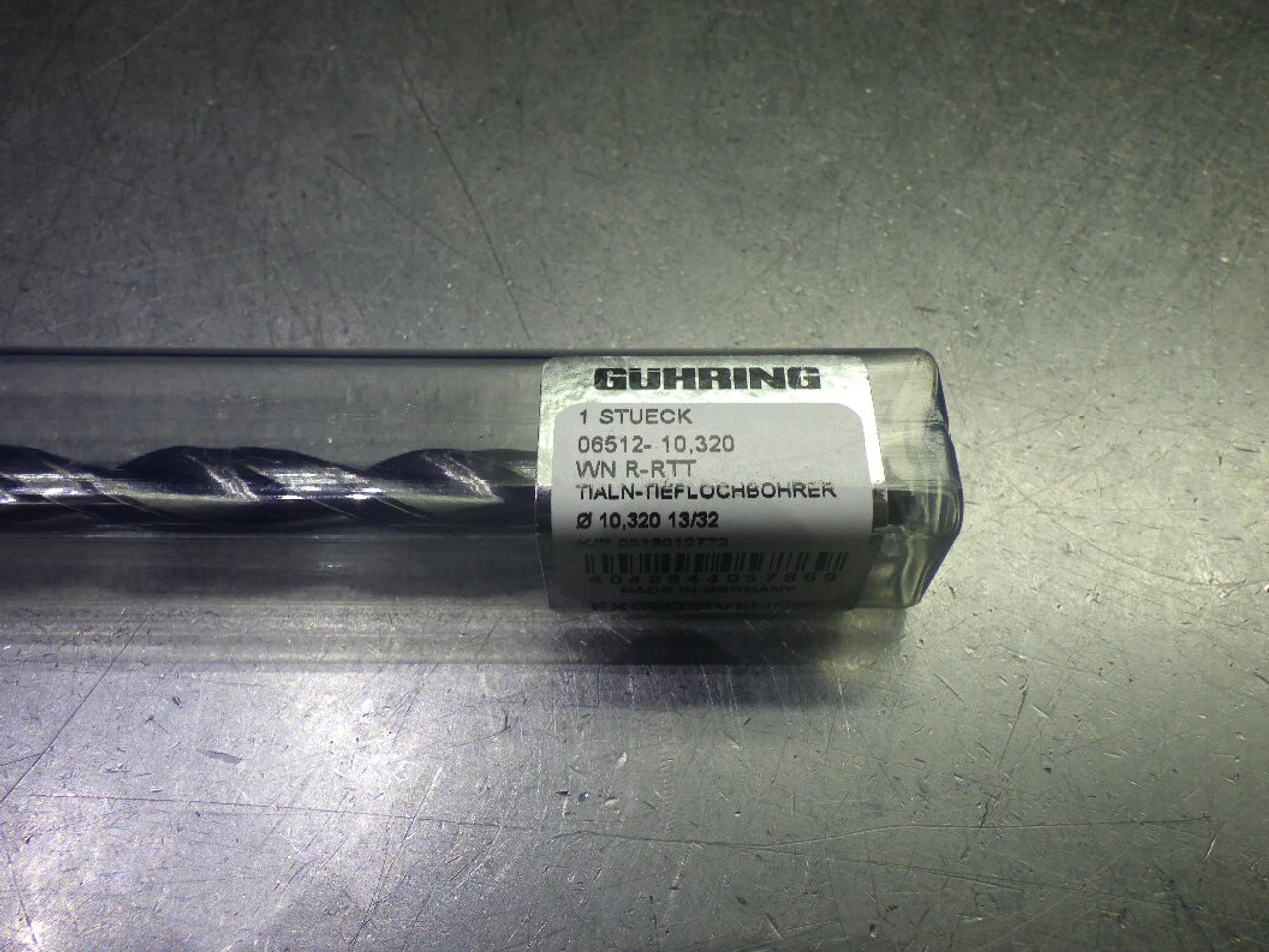 Guhring 13/32" Coolant Thru 25xd Carbide Drill 12mm Shank 9065120103200 (LOC1930B)