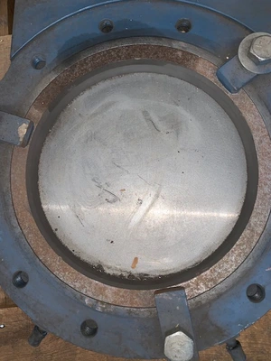12" Dezurik Knife Gate Valve Figure KCI Air Operated , Unused