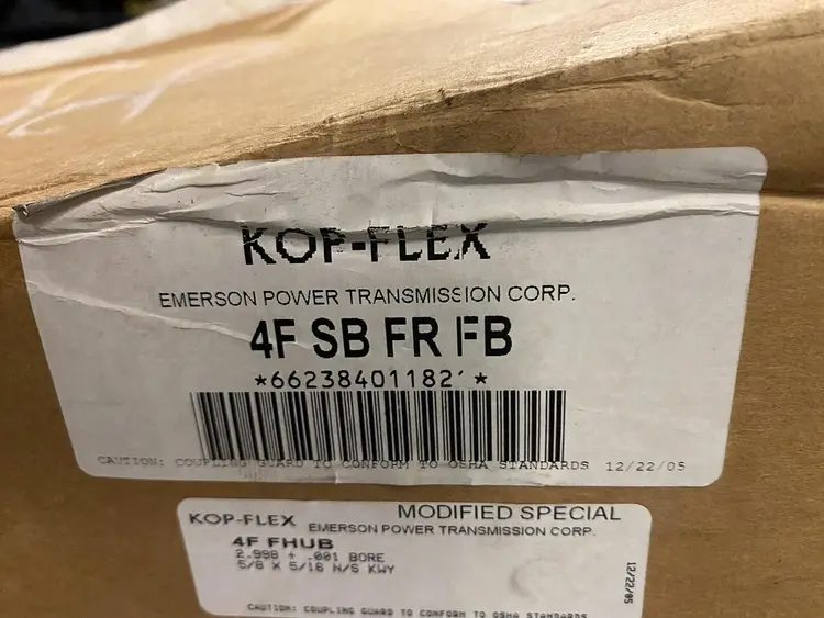 New | in-Stock KOP-FLEX 4F-SB-FR-FB Miscellaneous Equipment (Metalworking) Ohio US | Surplus Asset Holdings #1225596
