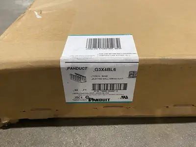 New | in-Stock Panduit Panduct® Type G Wide Slot Wiring Duct BOX OF 60 FEET Misc Electrical & Power Parts Michigan US | Maverick Industrial Sales #1395476