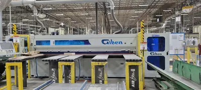 Used 2018 GIBEN ICON FAST LM XY  150 SPT Single-Line Beam Saws Ontario CA | Aldan Woodworking Machinery #1252746