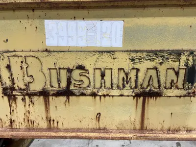53 TON (107,500 LBS) BUSHMAN MODEL #MT420 TELESCOPING MAGNETIC LIFTING SPREADER BEAM  W/ OHIO MAGNETICS DIESEL GENERATOR: STOCK #20419