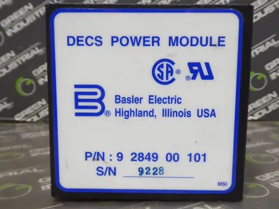 Basler Electric 9284900101 DECS Power Module Used