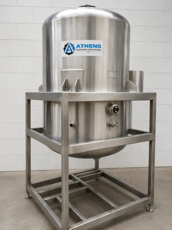 Used Holland & Son 500 Gallon Stainless Steel Tanks Georgia US | Athens Packaging & Processing #914792
