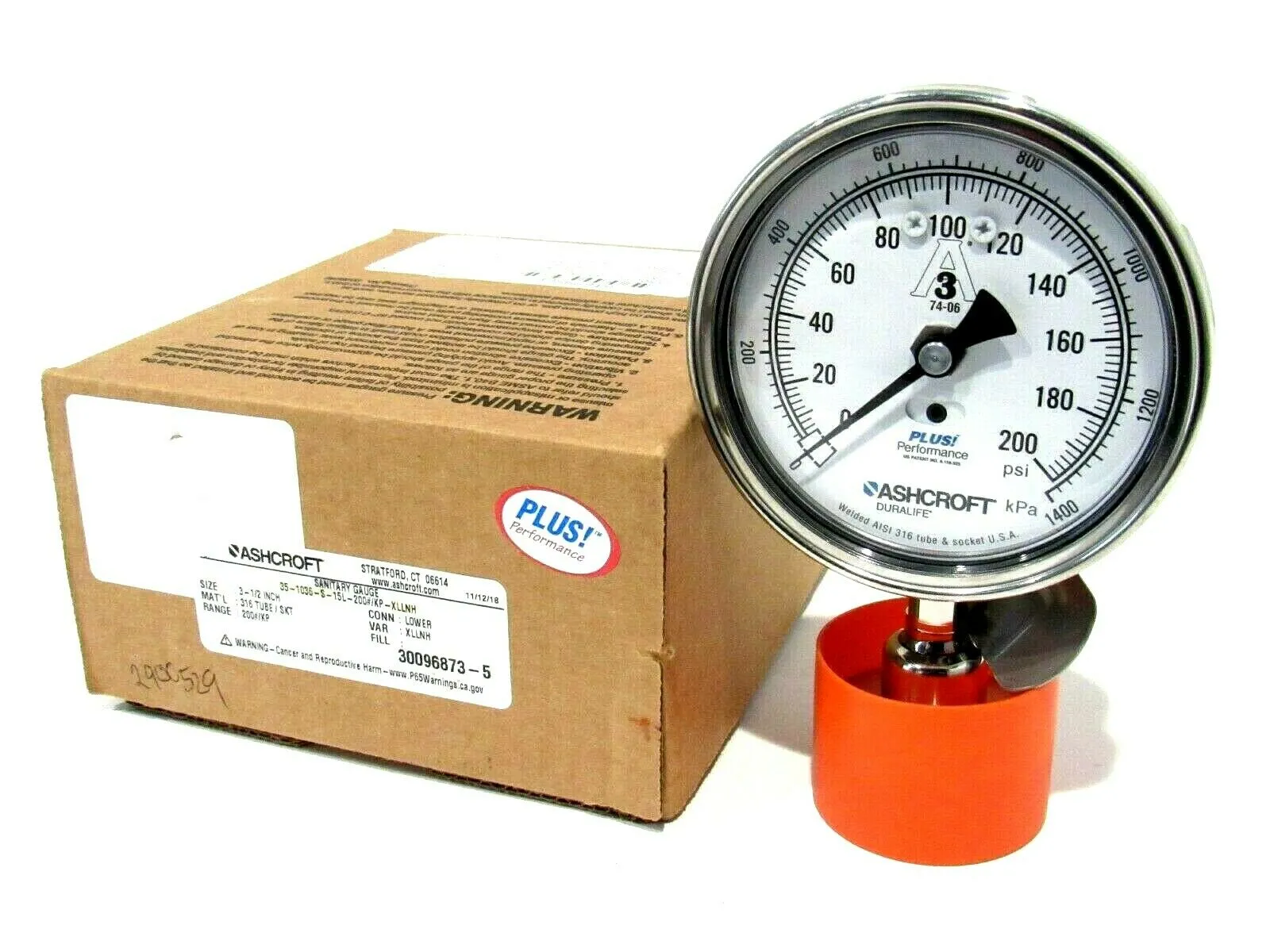 NEW ASHCROFT ASHCROFT 35 – 1036 -S- 15 L- 200