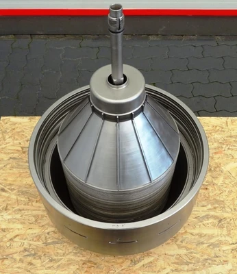 Alfa-Laval MRPX 214 TGV-74T warm milk separator, 316SS.