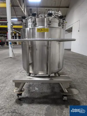 USED Feldmeier 200 Liter Feldmeier Reactor Body, 316L S/S, 45/100#