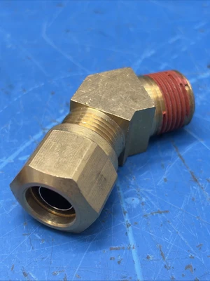 (4) NNB Velvac 017886 Air Brake Fittings 1/2" X 3/8" Fast 🇺🇸 Shipping