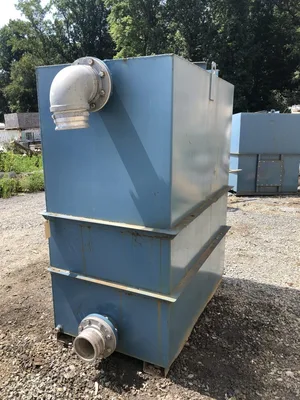 Rectangular Vertical Liquid Strainer Tank ; 630 Gallon Steel
