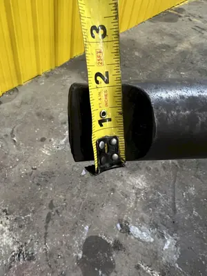 4" DIAMETER X 105" LONG BORING BAR WITH MORSE TAPER: STOCK #20650