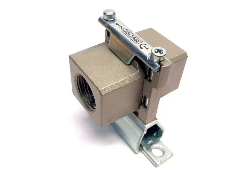 Used SMC 1" PNEUMATIC MODULAR ADAPTER WITH QUICK RELEASE BR Miscellaneous MRO | Maverick Industrial Sales #1121996