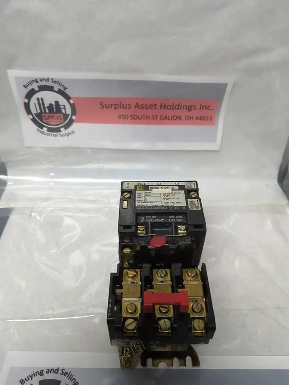 Used SQUARE D 8536-SB02 Starters | Surplus Asset Holdings #1205106