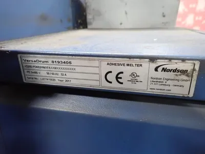 Used 2017 NORDSON VERSADRUM 200 Miscellaneous Packaging Equipment Ohio US | HGR 24 #1089454