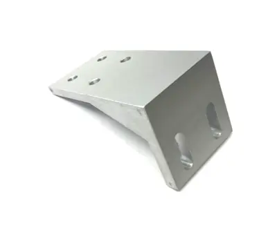 USED PARKER ALUMINUM FLOOR MOUNTING BRACKET 40-SERIES 80/3.0IN