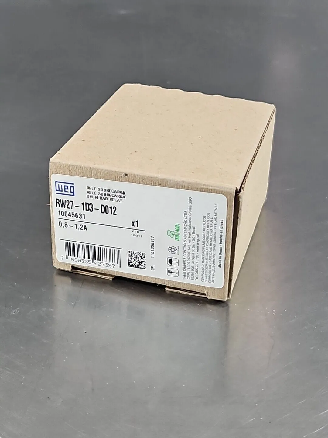 WEG RW27-1D3-D012 Overload Relay. Loc4E-21