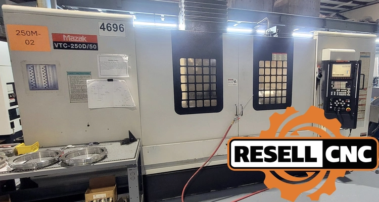 Used 2005 Mazak VTC-250D/50 Vertical Machining Centers Florida US | Resell CNC #206437