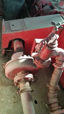 USED GARDNER DENVER PE-5Y 3X5 TRIPLEX WELL SERVICING REVERSING MUD PUMP PACKAGE