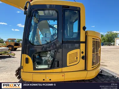 Used 2024 KOMATSU PC55MR-5 Crawler Excavators - Mini Wisconsin US | Proxy Equipment #1388869