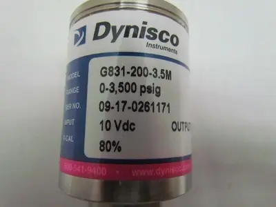 Dynisco Instruments G831-200-3.5M 0-3500 psig Range Pressure Sensor Digital