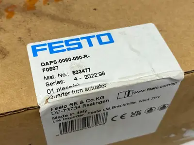 NEW FESTO QUARTER TURN ACTUATOR 60-DEG SWIVEL 533477